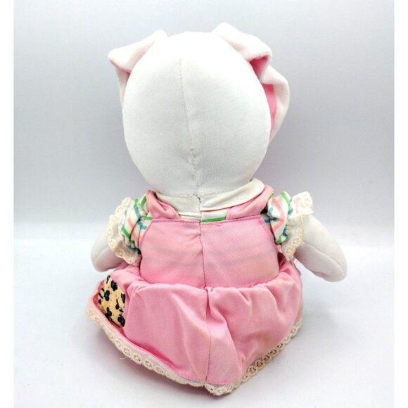 Precious Moments Bunny Plush Yes I Can 2003 Vintage Enesco Learn Button Zip Tie - Picture 7 of 14